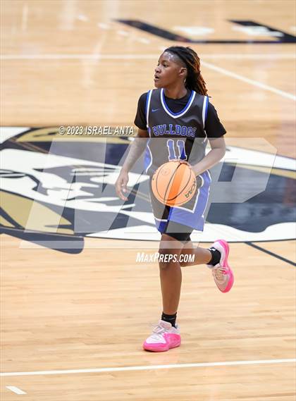 Thumbnail 1 in Fairmont vs. St. Pauls  (2023 Robeson County Shootout) Championship photogallery.