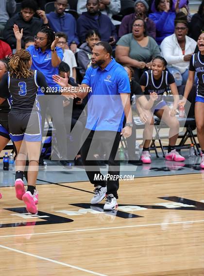 Thumbnail 1 in Fairmont vs. St. Pauls  (2023 Robeson County Shootout) Championship photogallery.