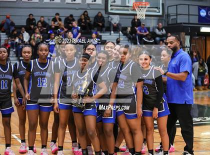 Thumbnail 3 in Fairmont vs. St. Pauls  (2023 Robeson County Shootout) Championship photogallery.