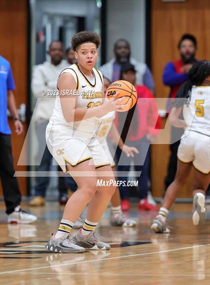 Thumbnail 1 in Fairmont vs. St. Pauls  (2023 Robeson County Shootout) Championship photogallery.