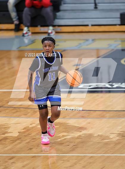 Thumbnail 3 in Fairmont vs. St. Pauls  (2023 Robeson County Shootout) Championship photogallery.