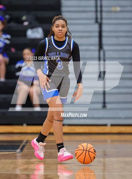 Thumbnail 2 in Fairmont vs. St. Pauls  (2023 Robeson County Shootout) Championship photogallery.