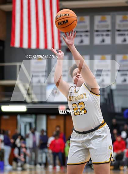 Thumbnail 1 in Fairmont vs. St. Pauls  (2023 Robeson County Shootout) Championship photogallery.
