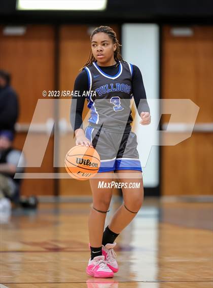 Thumbnail 3 in Fairmont vs. St. Pauls  (2023 Robeson County Shootout) Championship photogallery.