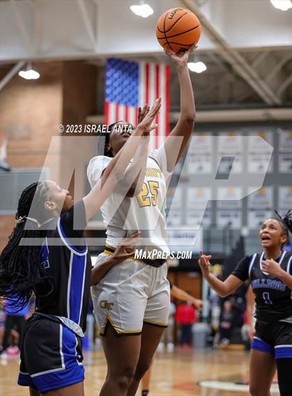 Thumbnail 2 in Fairmont vs. St. Pauls  (2023 Robeson County Shootout) Championship photogallery.