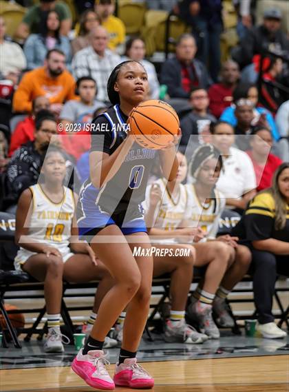 Thumbnail 1 in Fairmont vs. St. Pauls  (2023 Robeson County Shootout) Championship photogallery.