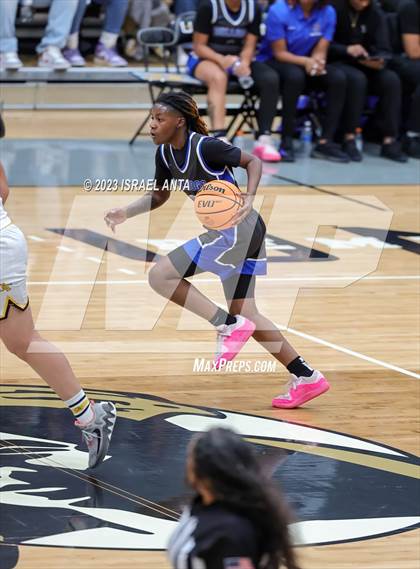 Thumbnail 1 in Fairmont vs. St. Pauls  (2023 Robeson County Shootout) Championship photogallery.