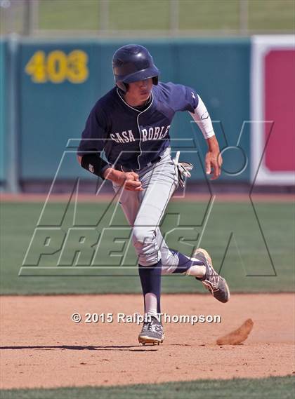 Thumbnail 2 in Casa Roble vs. Benicia @ Raley Field photogallery.