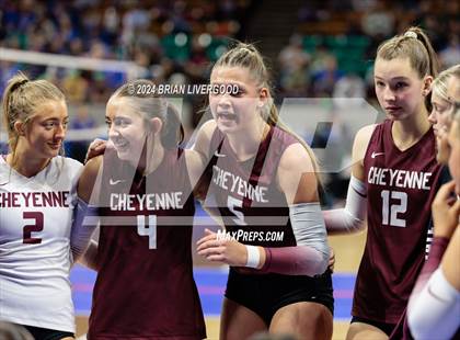Thumbnail 1 in Cheyenne Mountain vs. Palmer Ridge (CHSAA 4A Round 1) photogallery.