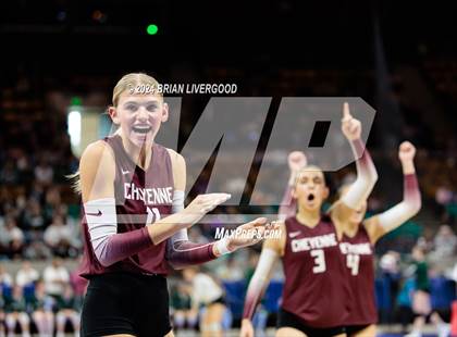 Thumbnail 2 in Cheyenne Mountain vs. Palmer Ridge (CHSAA 4A Round 1) photogallery.