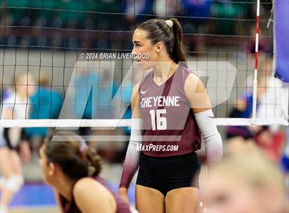 Thumbnail 2 in Cheyenne Mountain vs. Palmer Ridge (CHSAA 4A Round 1) photogallery.