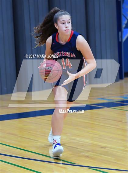 Thumbnail 3 in Centennial vs. Deer Valley (DVHS Skyhawks Thanksgiving Tournament)  photogallery.