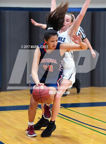 Thumbnail 1 in Centennial vs. Deer Valley (DVHS Skyhawks Thanksgiving Tournament)  photogallery.