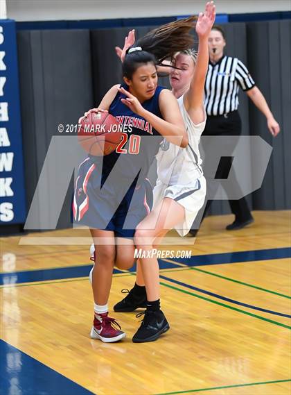 Thumbnail 3 in Centennial vs. Deer Valley (DVHS Skyhawks Thanksgiving Tournament)  photogallery.