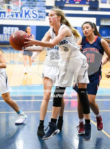 Thumbnail 1 in Centennial vs. Deer Valley (DVHS Skyhawks Thanksgiving Tournament)  photogallery.