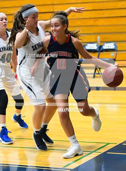 Thumbnail 2 in Centennial vs. Deer Valley (DVHS Skyhawks Thanksgiving Tournament)  photogallery.