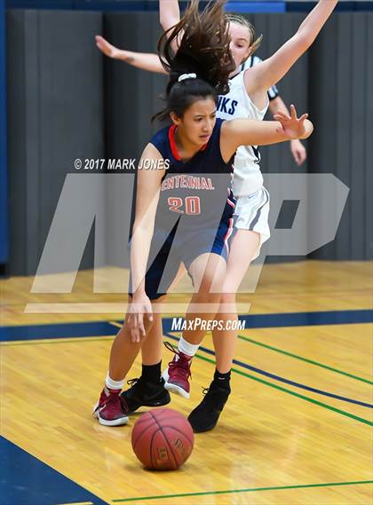Thumbnail 2 in Centennial vs. Deer Valley (DVHS Skyhawks Thanksgiving Tournament)  photogallery.