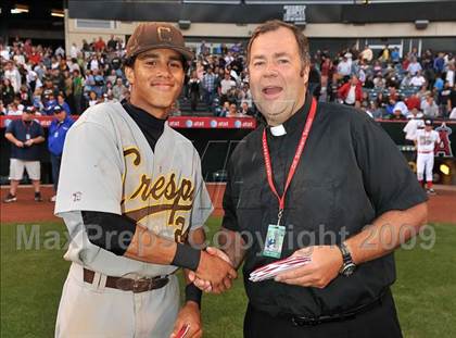 Thumbnail 3 in Huntington Beach vs. Crespi (CIF SS D2 Final) photogallery.