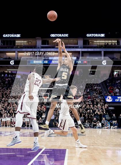 Thumbnail 2 in Bishop Montgomery vs Woodcreek (CIF State Open Final) photogallery.
