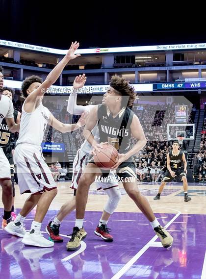 Thumbnail 2 in Bishop Montgomery vs Woodcreek (CIF State Open Final) photogallery.