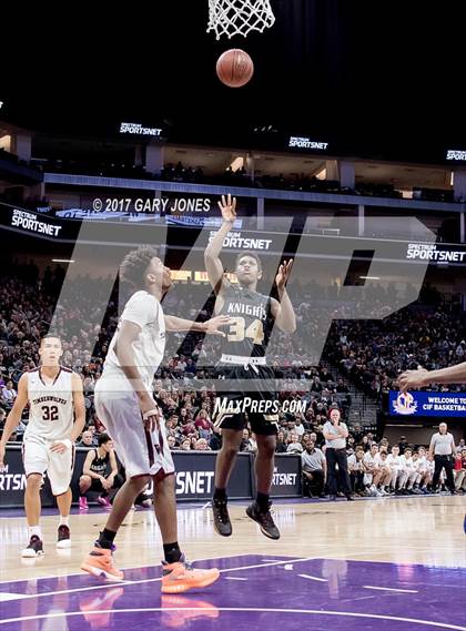 Thumbnail 1 in Bishop Montgomery vs Woodcreek (CIF State Open Final) photogallery.