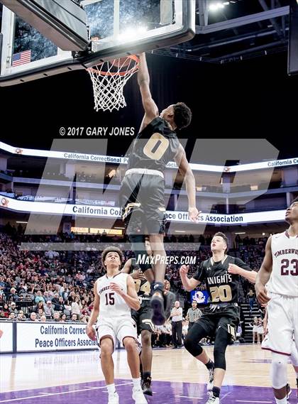 Thumbnail 1 in Bishop Montgomery vs Woodcreek (CIF State Open Final) photogallery.