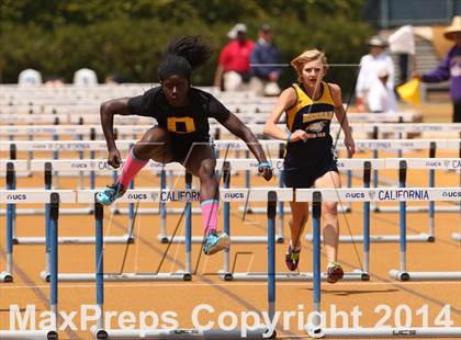 Thumbnail 1 in CIF NCS Masters Track and Field (Girls 100 Meter Hurdles Prelims and Finals) photogallery.