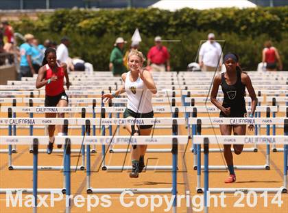 Thumbnail 1 in CIF NCS Masters Track and Field (Girls 100 Meter Hurdles Prelims and Finals) photogallery.