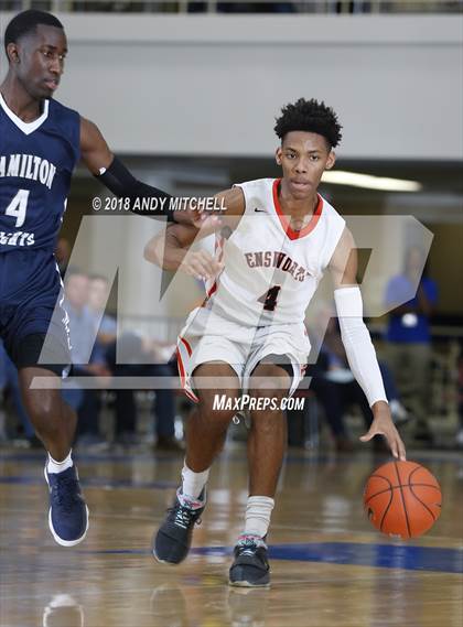 Thumbnail 2 in Hamilton Heights Christian Academy vs Ensworth (Dr Pepper TEN Classic) photogallery.