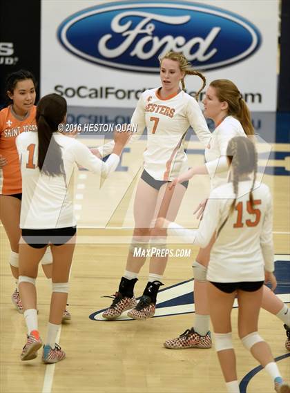 Thumbnail 3 in Saint Joseph vs. Glendora (CIF SS D3 Final) photogallery.