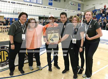 Thumbnail 1 in Saint Joseph vs. Glendora (CIF SS D3 Final) photogallery.