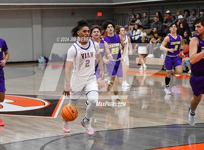 Thumbnail 2 in Vian vs Central (Sequoyah County Tournament) photogallery.