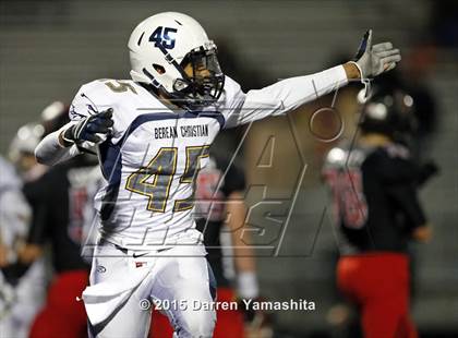 Thumbnail 1 in Valley Christian @ Berean Christian (CIF NCS D5 Semifinal) photogallery.