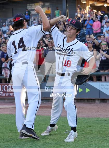 Thumbnail 1 in Reagan @ Rockwall-Heath (UIL 6A Baseball Semifinal) photogallery.