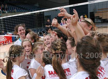Thumbnail 2 in Christian Brothers vs. Santa Fe Christian (CIF State D4 Final) photogallery.