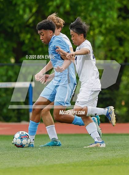 Thumbnail 2 in Mount Pisgah Christian vs. Lovett (GHSA Private Round 1) photogallery.