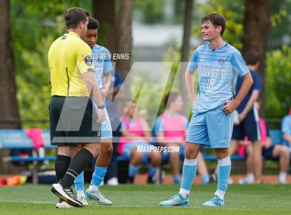Thumbnail 1 in Mount Pisgah Christian vs. Lovett (GHSA Private Round 1) photogallery.