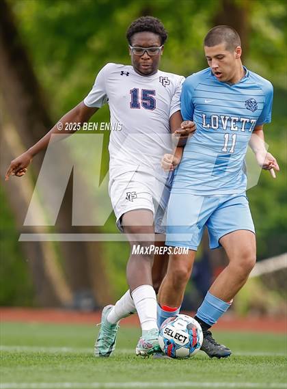 Thumbnail 1 in Mount Pisgah Christian vs. Lovett (GHSA Private Round 1) photogallery.