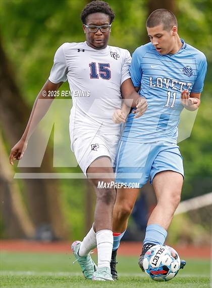 Thumbnail 3 in Mount Pisgah Christian vs. Lovett (GHSA Private Round 1) photogallery.