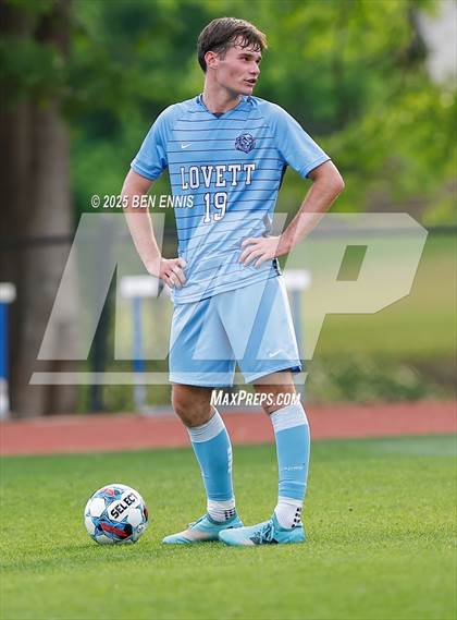Thumbnail 2 in Mount Pisgah Christian vs. Lovett (GHSA Private Round 1) photogallery.