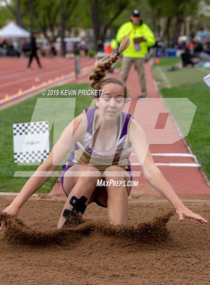 Thumbnail 1 in CHSAA Track and Field 1A Championships (Girls Long Jump)  photogallery.