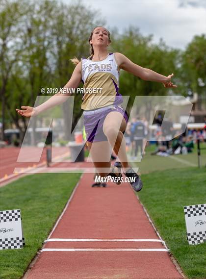 Thumbnail 3 in CHSAA Track and Field 1A Championships (Girls Long Jump)  photogallery.