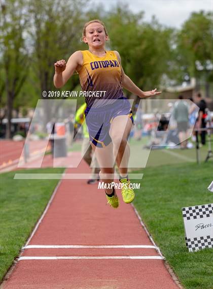 Thumbnail 1 in CHSAA Track and Field 1A Championships (Girls Long Jump)  photogallery.