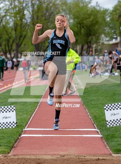 Thumbnail 3 in CHSAA Track and Field 1A Championships (Girls Long Jump)  photogallery.