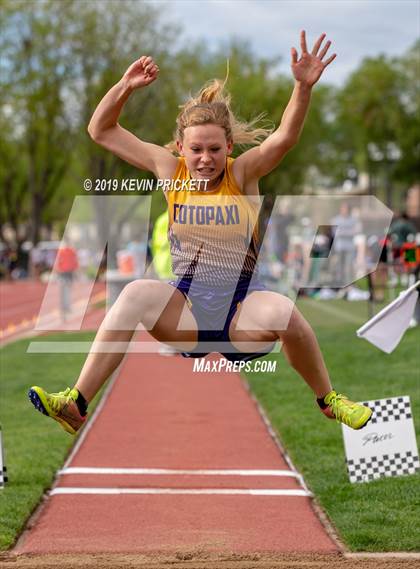 Thumbnail 3 in CHSAA Track and Field 1A Championships (Girls Long Jump)  photogallery.