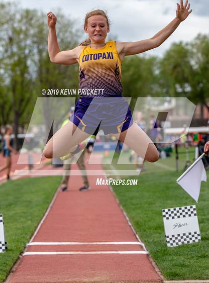 Thumbnail 2 in CHSAA Track and Field 1A Championships (Girls Long Jump)  photogallery.
