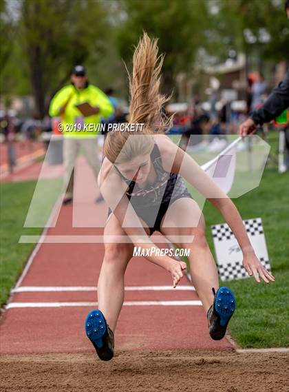 Thumbnail 3 in CHSAA Track and Field 1A Championships (Girls Long Jump)  photogallery.