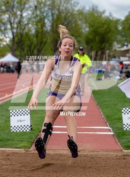 Thumbnail 2 in CHSAA Track and Field 1A Championships (Girls Long Jump)  photogallery.