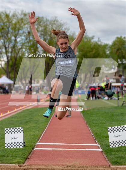 Thumbnail 1 in CHSAA Track and Field 1A Championships (Girls Long Jump)  photogallery.