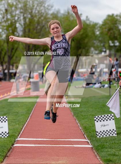 Thumbnail 3 in CHSAA Track and Field 1A Championships (Girls Long Jump)  photogallery.